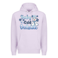 Lilac baby it's cold outside Premium Hoodie - AdoDesignShop