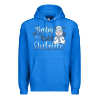 True Royal baby it's cold outside Premium Hoodie - AdoDesignShop