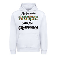 White My Favorite Nurse Calls Me Grandma Urban Hoodie - Bettercallsaul