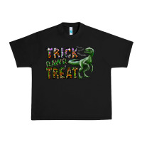 Black Trick RAWR Treat Urban Heavy Tee - CowhideDigitalArt