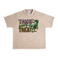 French Oak Trick RAWR Treat Urban Heavy Tee - CowhideDigitalArt