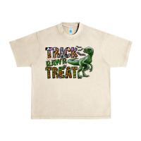 Sandshell Trick RAWR Treat Urban Heavy Tee - CowhideDigitalArt