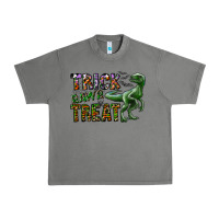 Tornado Trick RAWR Treat Urban Heavy Tee - CowhideDigitalArt