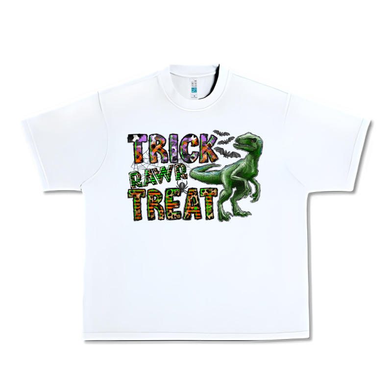 Trick Rawr Treat Urban Heavy Tee by CowhideDigitalArt | Teevron