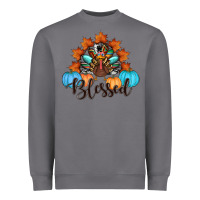 Storm thanksgiving turkey pumpkin blessed Heavyweight Sweatshirt - RanaPortraitStore