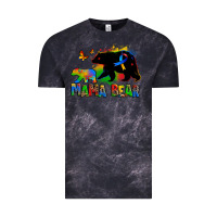 Cloud Black mama bear autism Vintage Tee - Zillion Design Studio