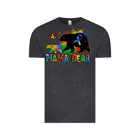 Vintage Black mama bear autism Vintage Tee - Zillion Design Studio
