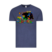 Vintage Denim mama bear autism Vintage Tee - Zillion Design Studio