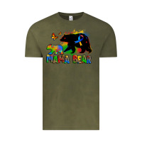 Vintage Olive mama bear autism Vintage Tee - Zillion Design Studio