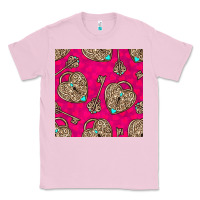 Bubblegum Pink valentines day lock and key seamless pattern Classic Tee - BundleAndBundleShop