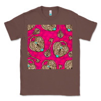 Chestnut valentines day lock and key seamless pattern Classic Tee - BundleAndBundleShop