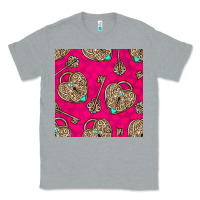 Heather Grey valentines day lock and key seamless pattern Classic Tee - BundleAndBundleShop