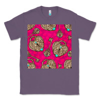Lavender valentines day lock and key seamless pattern Classic Tee - BundleAndBundleShop