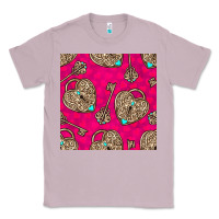 Lilac valentines day lock and key seamless pattern Classic Tee - BundleAndBundleShop