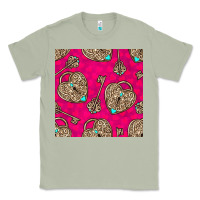 Matcha valentines day lock and key seamless pattern Classic Tee - BundleAndBundleShop