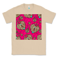 Mushroom valentines day lock and key seamless pattern Classic Tee - BundleAndBundleShop