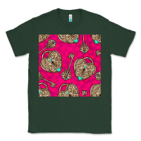 Sports Green valentines day lock and key seamless pattern Classic Tee - BundleAndBundleShop