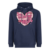 Navy my valentine has paws Heavyweight Hoodie - MaliasSmallBusiness