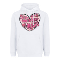White my valentine has paws Heavyweight Hoodie - MaliasSmallBusiness