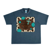 Midnight Navy gemstone cross mousepad Urban Heavy Tee - BarkalooDesign