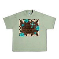 Oil Green gemstone cross mousepad Urban Heavy Tee - BarkalooDesign