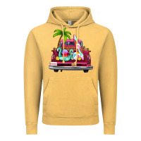 Vintage Mustard summer truck farm truck Vintage Hoodie - Zillion Design Studio
