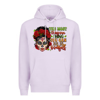 Lilac the most chingona thing you can be is yourself sug Premium Hoodie - LillyAllenDesigns