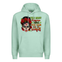 Seafoam the most chingona thing you can be is yourself sug Premium Hoodie - LillyAllenDesigns