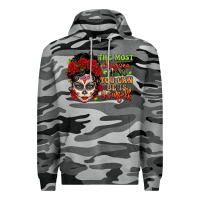 Slate Camo the most chingona thing you can be is yourself sug Premium Hoodie - LillyAllenDesigns