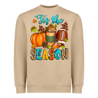 Mushroom 'tis the season american  football Heavyweight Sweatshirt - Zillion Design Studio