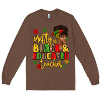 Chestnut pretty black and educated teacher Long Sleeve Tee - Artiststas