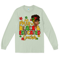 Matcha pretty black and educated teacher Long Sleeve Tee - Artiststas