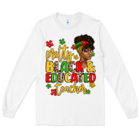 White pretty black and educated teacher Long Sleeve Tee - Artiststas