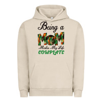 Pigment French Oak Being A Mom Makes My Life Complete For dark Urban Hoodie - Bettercallsaul
