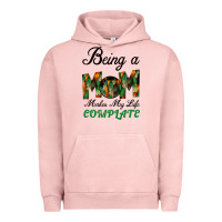 Pigment Salmon Being A Mom Makes My Life Complete For dark Urban Hoodie - Bettercallsaul