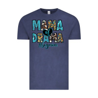 Vintage Denim mama of drama boy mom Vintage Tee - Zillion Design Studio