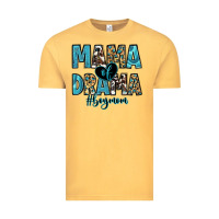 Vintage Mustard mama of drama boy mom Vintage Tee - Zillion Design Studio