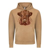 Vintage Camel highland cow Vintage Hoodie - RanaPortraitStore