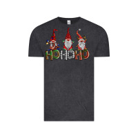 Vintage Black ho ho. ho gnomes Vintage Tee - BarkalooDesign