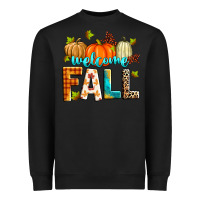 Black welcome fall Heavyweight Sweatshirt - Zillion Design Studio