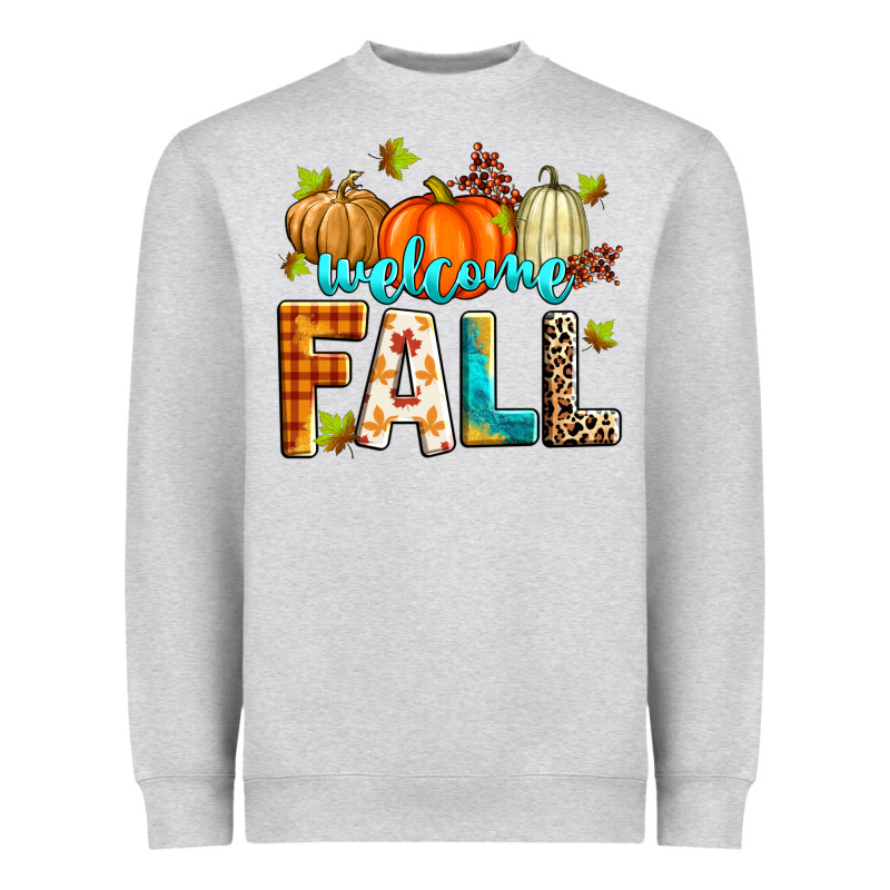 Welcome Fall Heavyweight Sweatshirt by Zillion Design Studio | Teevron
