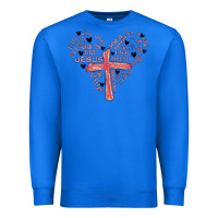 True Royal retro christian valentine Premium Sweatshirt - MaliasSmallBusiness