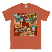 Copper football hereford sunflower seamless pattern Classic Tee - JahusDesignShop
