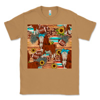 Toasted Coconut football hereford sunflower seamless pattern Classic Tee - JahusDesignShop