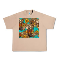 Burro western boots and hat seamless pattern Urban Heavy Tee - HRA Design Shop