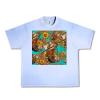 Grape Ice western boots and hat seamless pattern Urban Heavy Tee - HRA Design Shop
