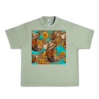 Oil Green western boots and hat seamless pattern Urban Heavy Tee - HRA Design Shop