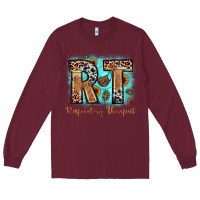 Burgundy rt respiratory therapist Long Sleeve Tee - JahusDesignShop