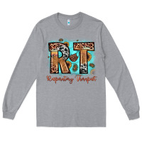 Heather Grey rt respiratory therapist Long Sleeve Tee - JahusDesignShop