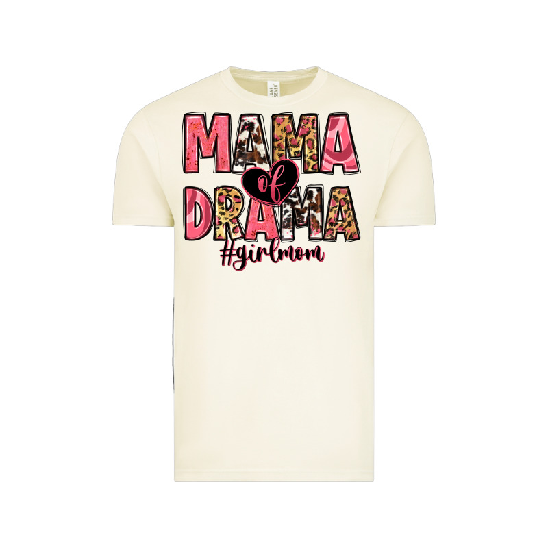 Mama Of Drama Girl Mom Vintage Tee by Zillion Design Studio | Teevron